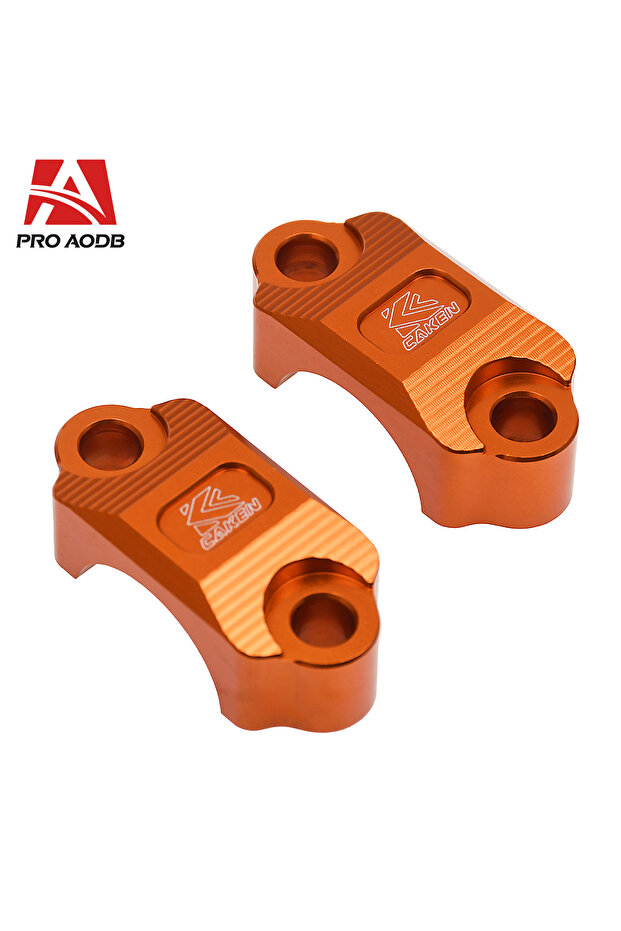 Orange Motorcycle Clutch Brake Master Cylinder Handlebar Bar CNC Clamp Cover For KTM 250 300 350 400