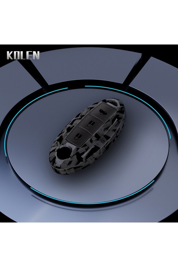 B F-Carbon ABS Carbon Fiber Car Key Case Cover For Nissan Qashqai X-Trail T32 T31 Juke J10 J11 Kicks