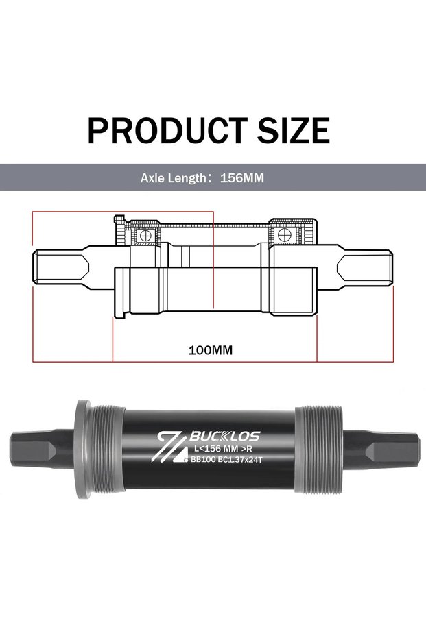 100x156mm Bicycle Bottom Bracket Road Mountain Bike Square Crank BB BB68 BB80 BB90 B