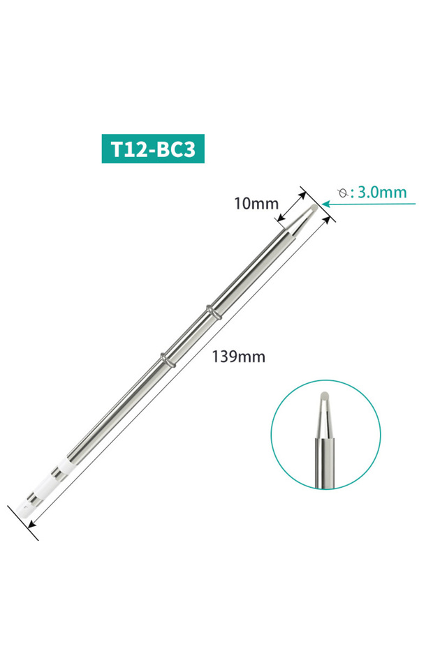 T12-BC3 New T12-I BC2 BC3 ILS J02 JL02 D24 T12 Series Replace Soldering Iron Tips For Hakko fx951