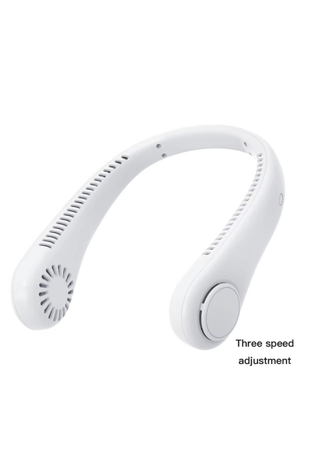 5 Hanging Neck Fan Digital Display Power Ventilador Bladeless Neckband Fan Portable Mini Air Cooler