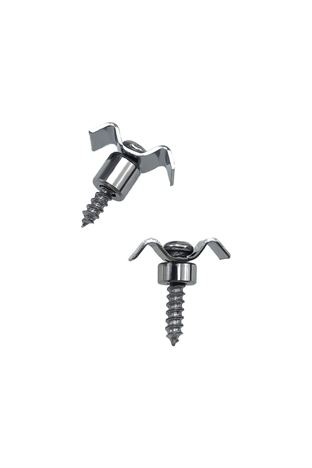 Chrome 1set 1 Pair Of String Trees/Retainers Electric Guitar Gold/Black/Chrome With Screw Guide Fit