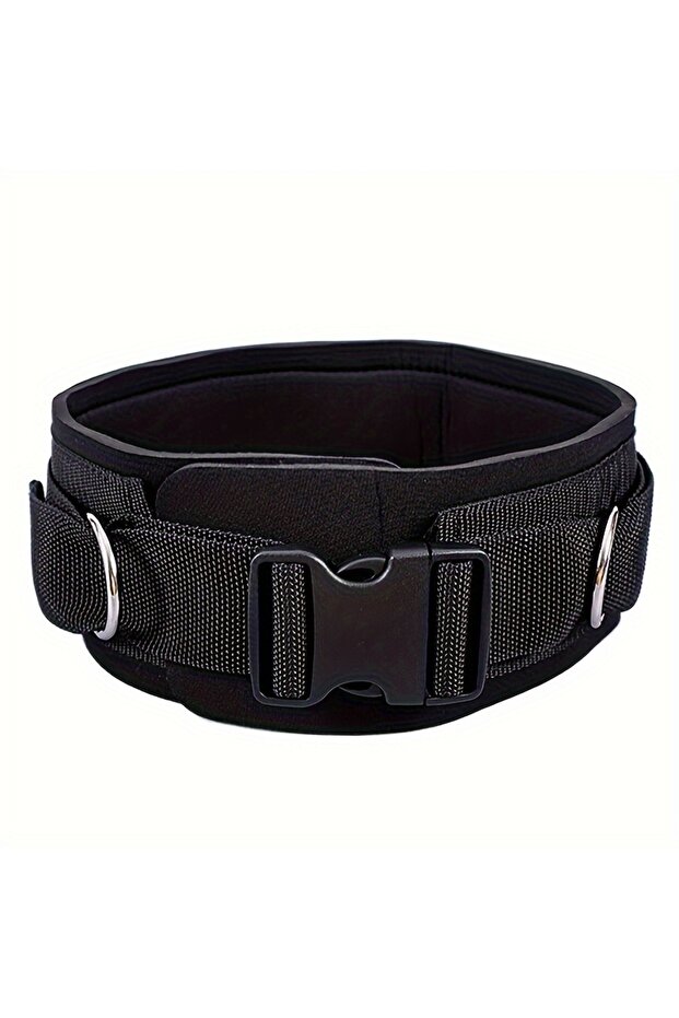 black Strength Exercise Belt Elastic Rope Resistance Rope Tension Rope Fitness Training Belt (Withou