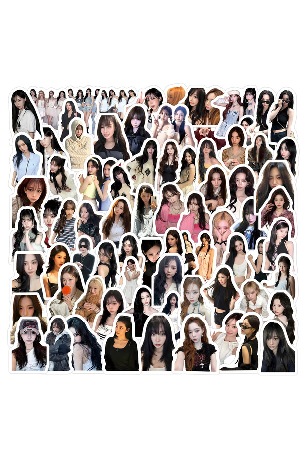 105Pcs 105Pcs Kpop Aespa Stickers Vinyl Waterproof for Laptop Phone Case Notebook Water Bottle DIY