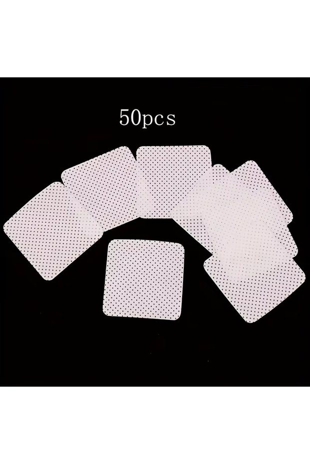 50 Pieces White 50 Lint-Free Nail Wipes, Super Absorbent Nail Wipes for Removing Gel Polish, Eyelash