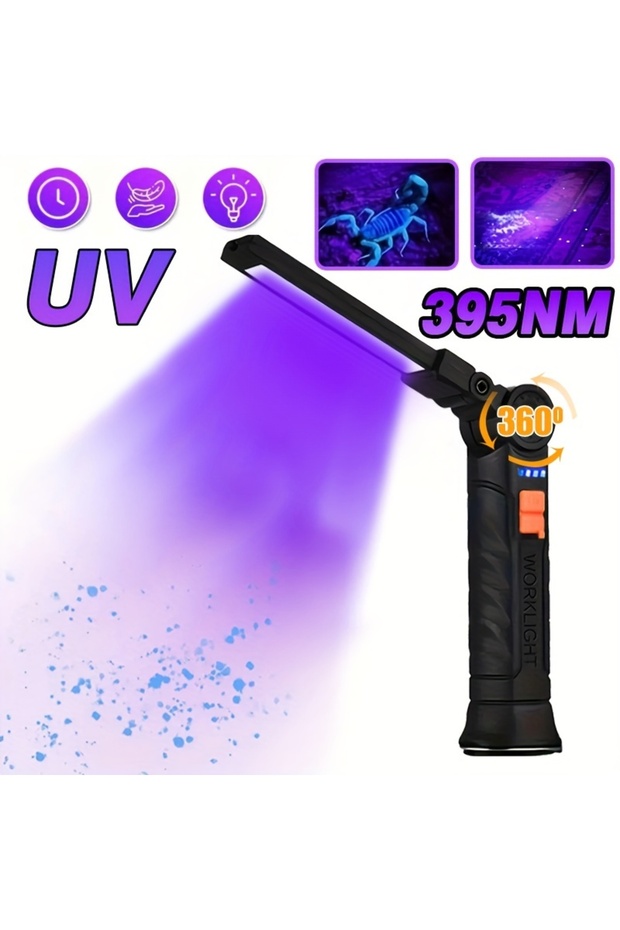 S 1pcs USB Rechargeable Handheld UV Light for Resin Curing Foldable Resin Curing Light DIY Crafting