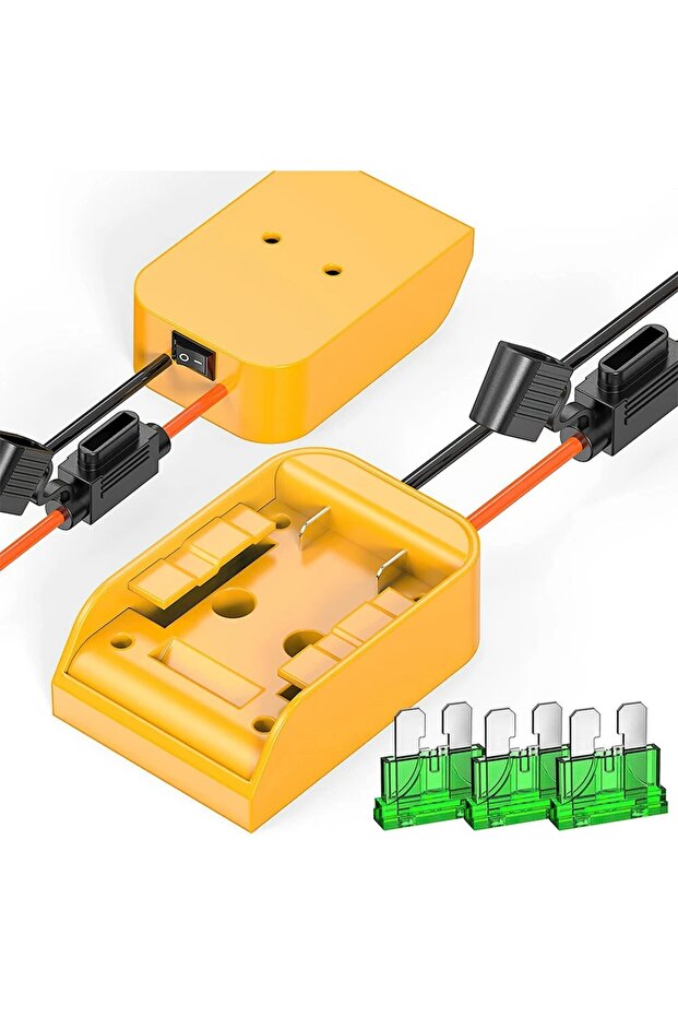 Power Wheels Adapter for Dewalt 18V/20V Battery Adapter Power Wheels Battery Converter Kit with Fuse