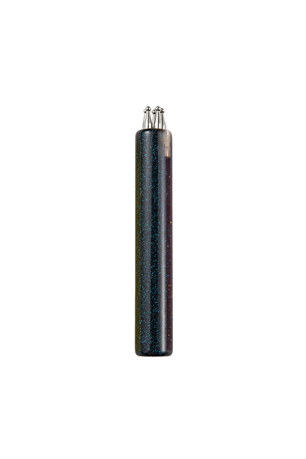 black DIY Nail Art 5-Dots Dotting Tool, Flower Design 1.8mm Tip, Rhinestones Pickers Manicure Drawin