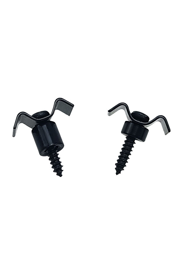Black 1set 1 Pair Of String Trees/Retainers Electric Guitar Gold/Black/Chrome With Screw Guide Fit T