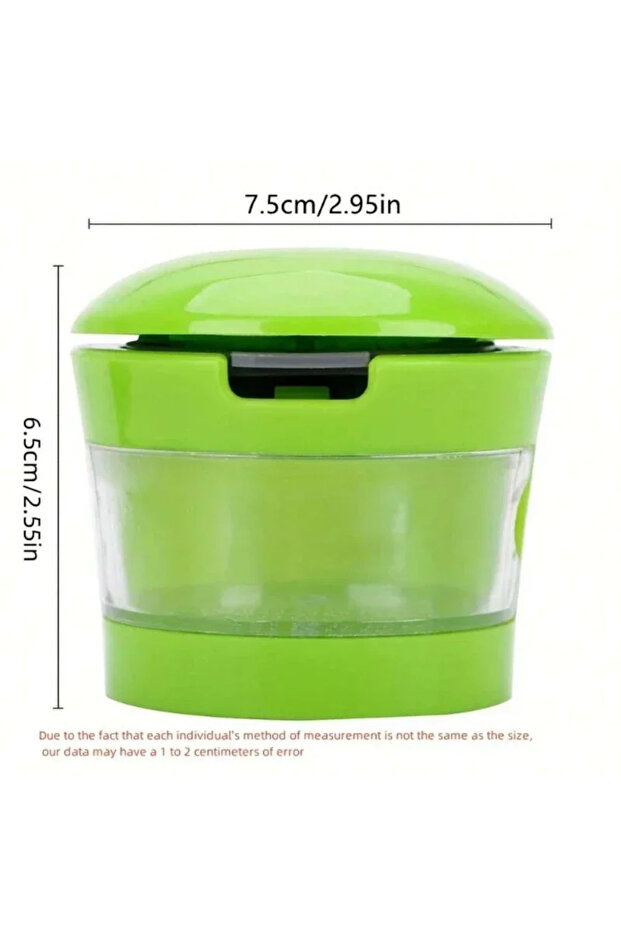 green 1pcs 1PC Stainless Steel Garlic Press Multifunctional Manual Vegetable Mincer Slicer Dicer Gra