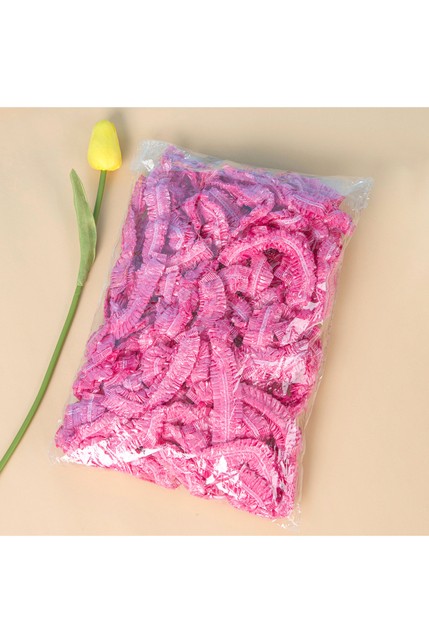 80pcs 80pcs Waterproof Disposable Shower Cap Women's Shower Cap Head Cover Elastic Mouth Strip Plast