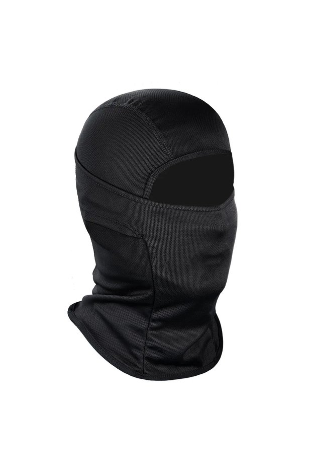 M black Outdoor Sports Ski Mask Men's and Women's Full Face Mask Skiing Outdoor Sports Breathable Fu