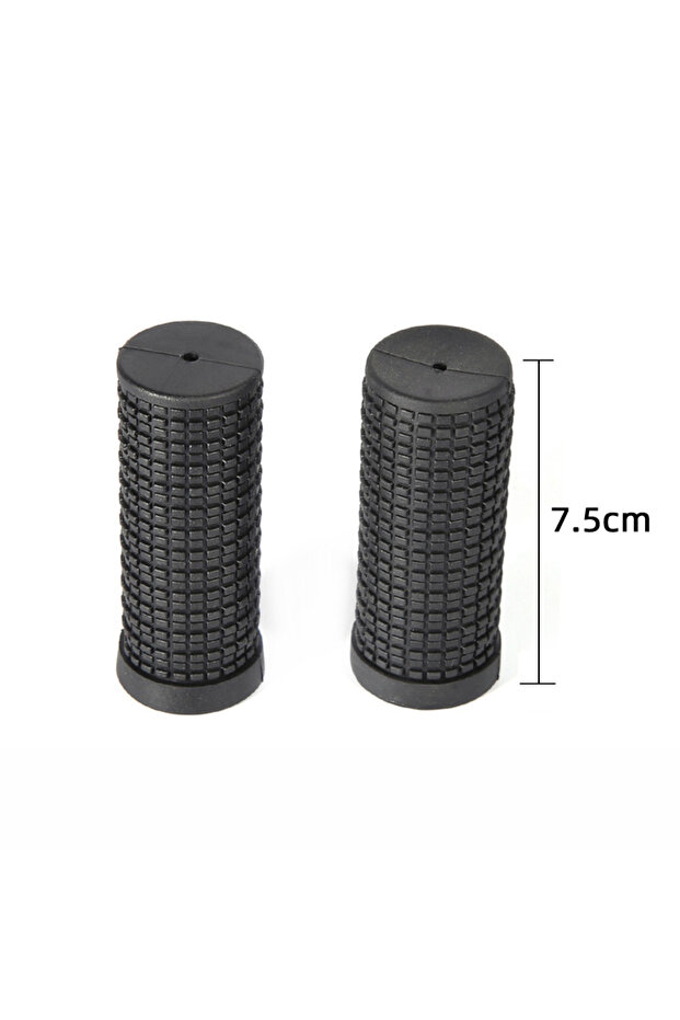 Short Bicycle Grips Mountain Handlebars Gloves Non-slip Rubber Grips Long and Short Cycling Equipmen