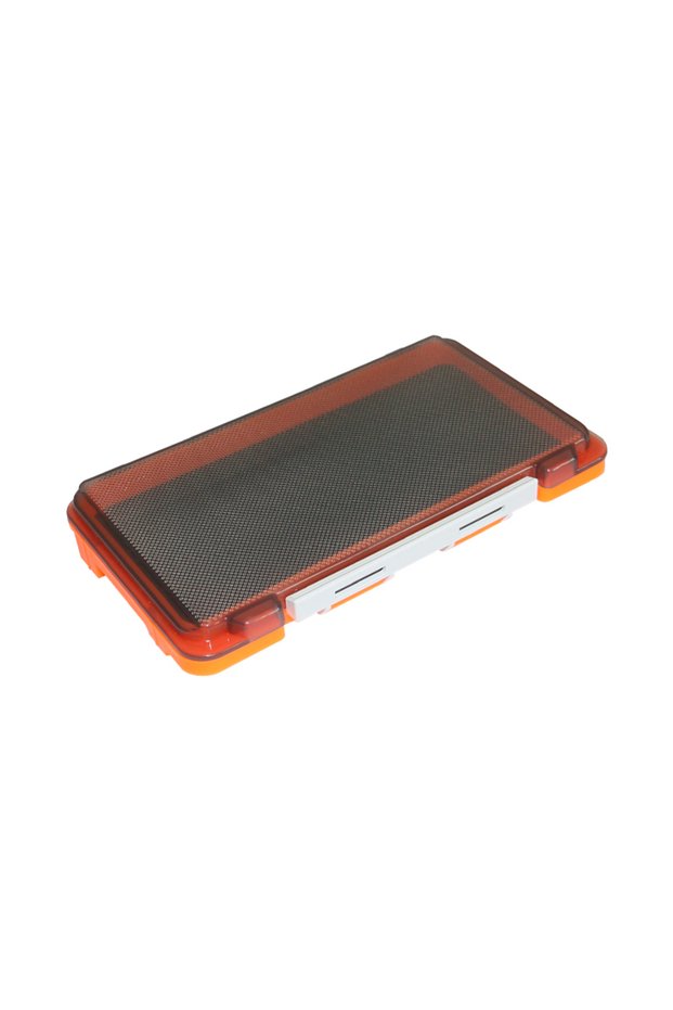 Orange New Plastic Fishing Box Portable Sponge Pad Fly Lures Boxes Jig Head Hook Storage Organizer S