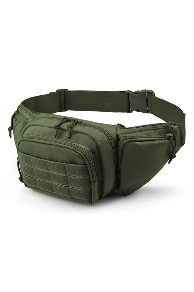 Army Color New Outdoor Multi functional Invisible Waist Attachment Bag for Men's Sports Storage Wais