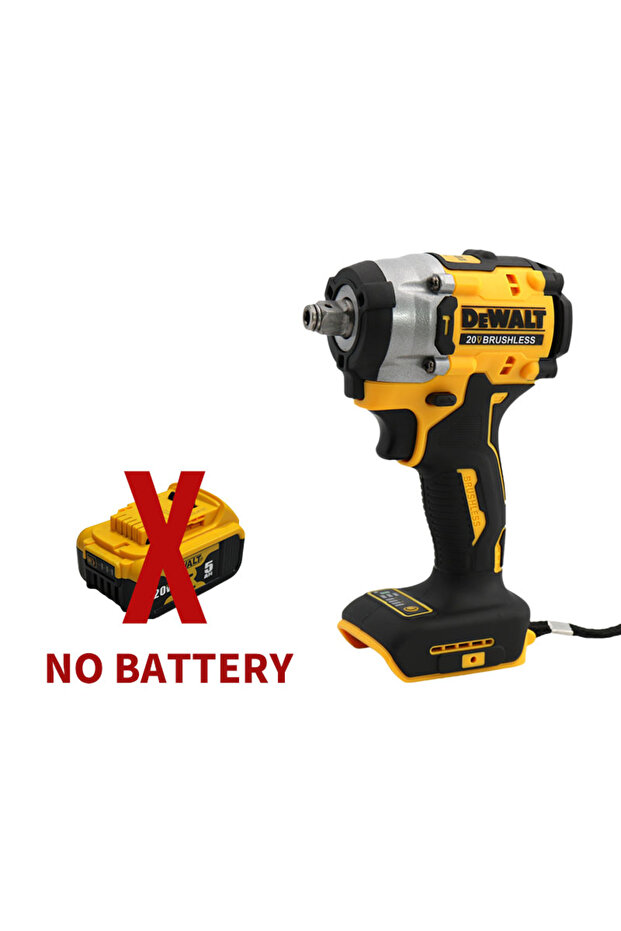 DEWALT No Battery Dewalt DCF921 Cordless Electric Brushless Impact Wrench High Torque LED Light 406N
