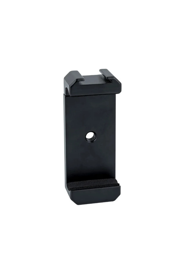 With cold shoe Aluminum Alloy Mobile Phone Clip Holder Extendable Cell Phone Clamp Bracket Stand For