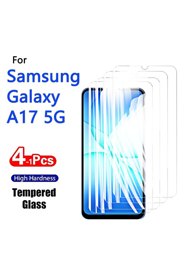 Galaxy A17 5G 1pcs HD 1-4PCS Screen Protector For Galaxy A17 5G Samsung Tempered Glass Crystal 9H Hi