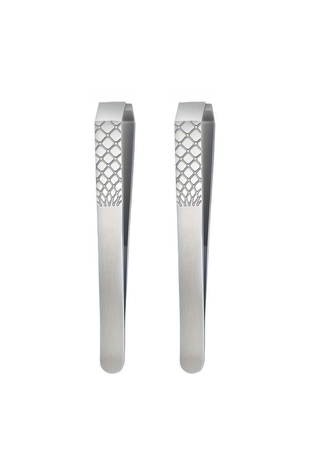 2 pcs 1/2pcs High-Quality Stainless Steel Finger Grip Tweezers Specialized for Hair Removal Slant Ti