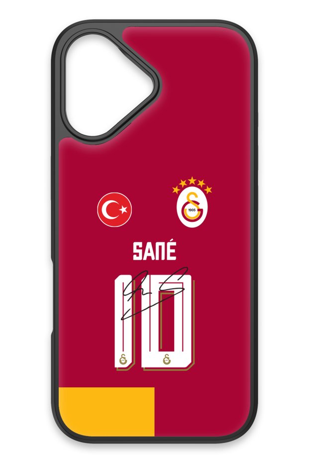 iPhone 17 Compatible Leroy Sane Segmented Jersey Signed Glass Licensed Phone Case
