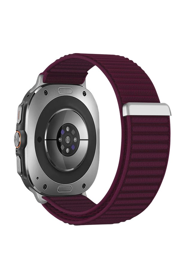 Watch 9 8 40mm Plum color Nylon Strap for Samsung Galaxy Watch 8 8 Classic 46mm Adjustable Bracelet