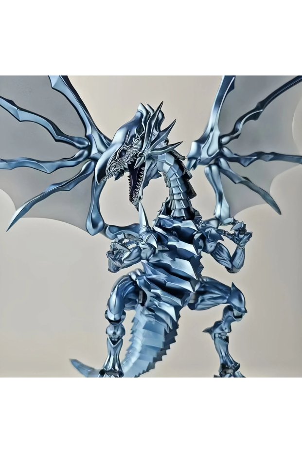 Bandai Metallochrome 【New-Hot】Yu-Gi-Oh Arrogant Dragon Blue-Eyes White Dragon Assembly Model Figure