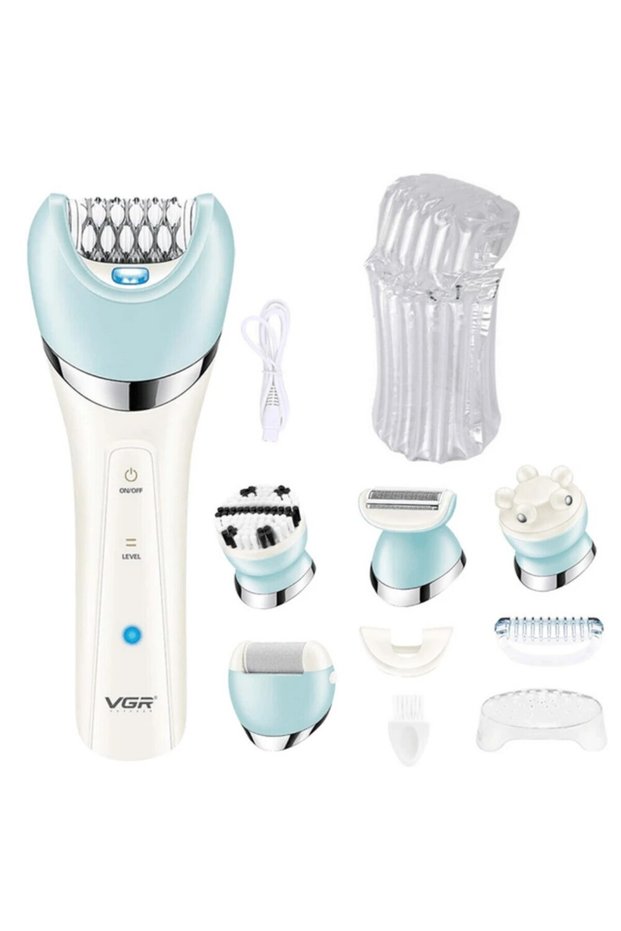 without box VGR Epilator 5 In 1 Electri Women Epilator Female Shaver Leg Body Hair Remover Lady Biki