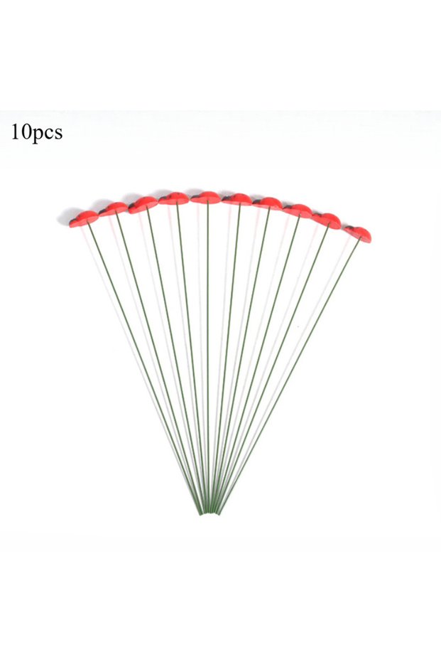 10pcs Wooden Ladybug Decorative Garden Stakes Garden Decoration Outdoor Yard Decor Easter Festival D