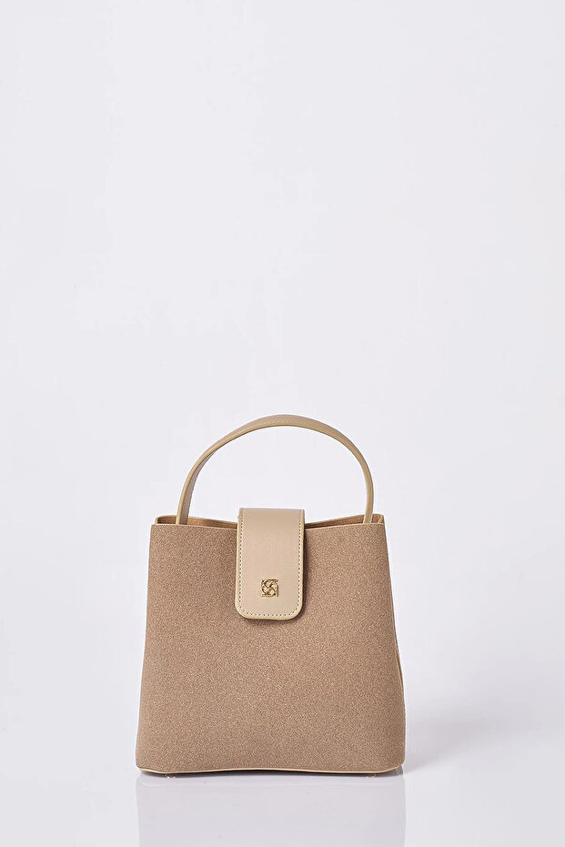 Covered Nubuck Bag Dark Mink