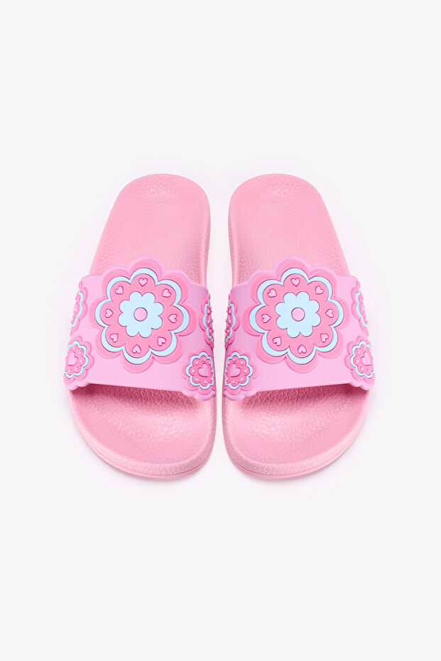 Girl's Floral Slippers