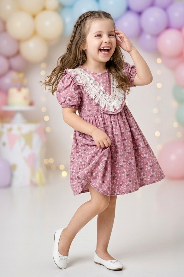 Baby Girl Summer Dress Short Sleeve Baby Suit Children's Baby Clothing