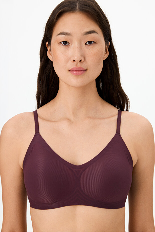 Traceless Burgundy Zerogram Padded Bra