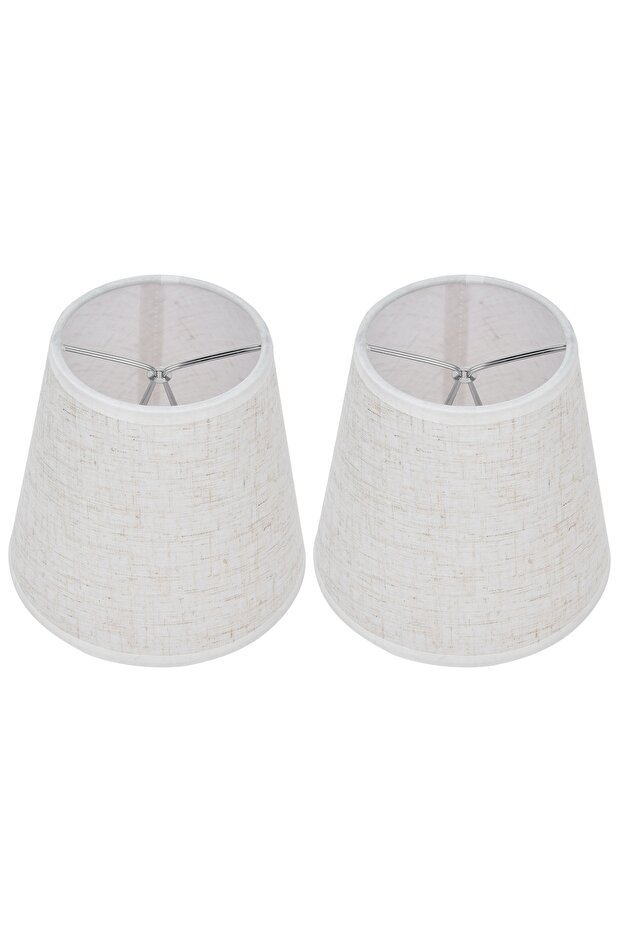 PT13 2Pcs Table Lamp Shade Cover for E14 Bulbs Fabric Clip On Lampshade for Candlestick Lamps Chande