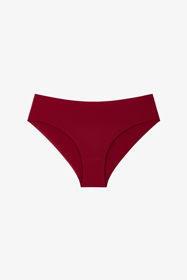 Traceless Burgundy Fit Hipster Panties