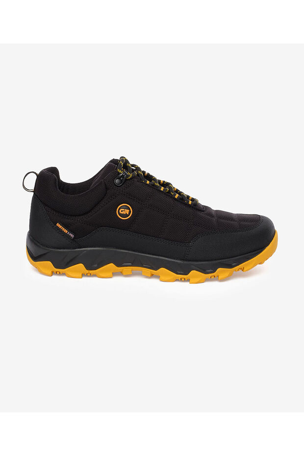 Men's Black Yellow Waterproof Outdoor Shoes 5K1Ga00171