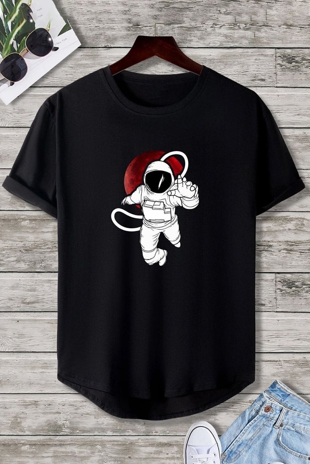 Unisex Astronaut Design Tshirt