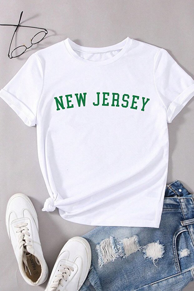 Unisex New Jersey Printed T-shirt