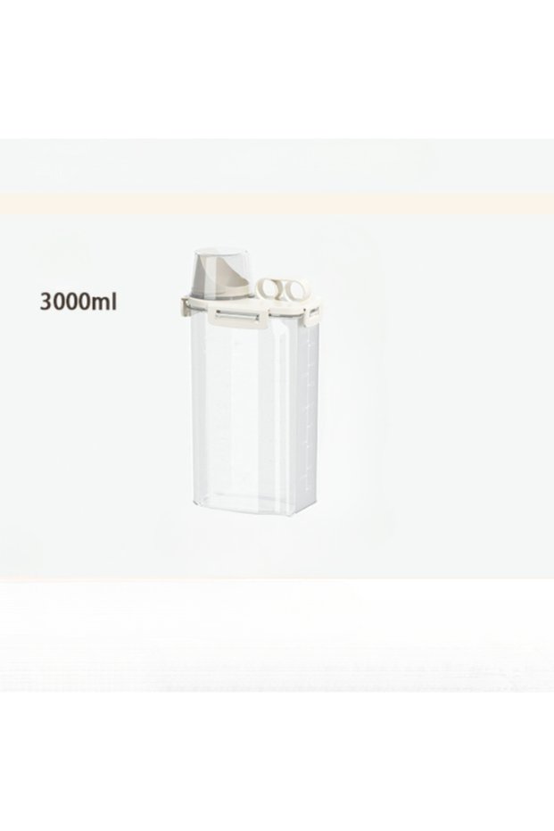 L 3L C3840C 1.7L/2.5L/3L Reusable Laundry Detergent Dispenser Sealed Storage Container for Grain and