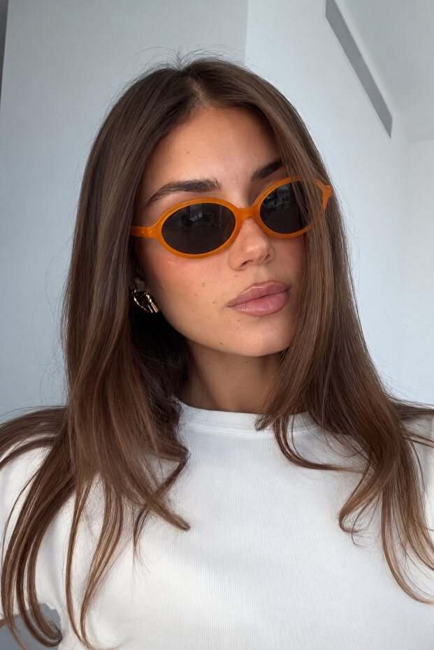 Women's Mila Sunglasses Matte Orange