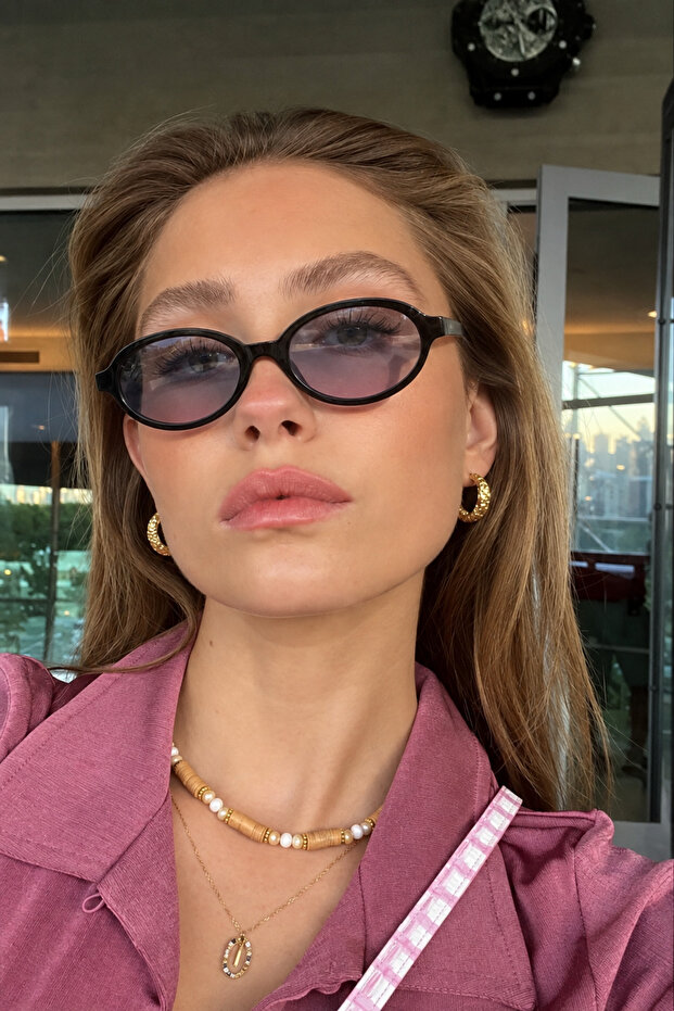 Women's Mila Sunglasses Black - Blue Pink