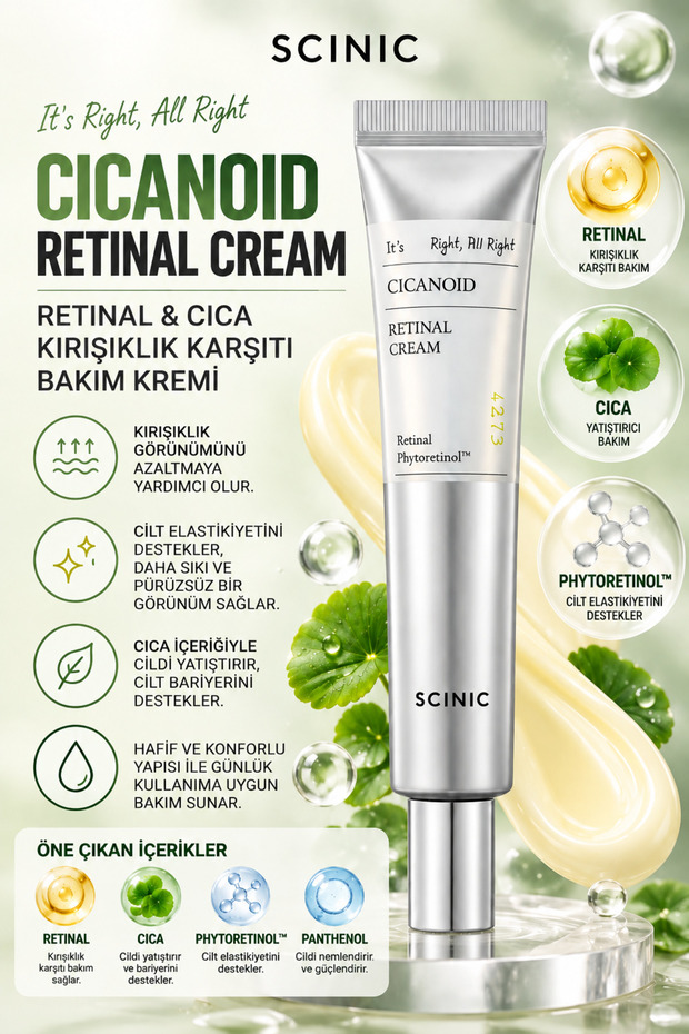 Cicanoid Retinal Cream Retinal Cica Anti-Wrinkle Care Cream 30ml