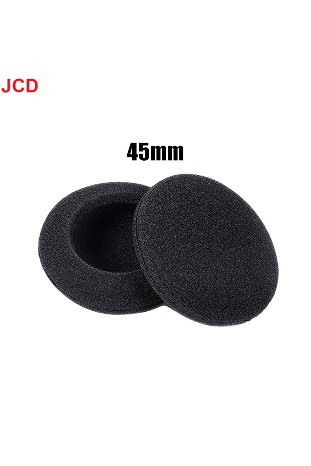 45mm 10pcs 10pc Thickened Foam Ear Pads For Headphones Sponge Replacement Cushions Covers Earphones