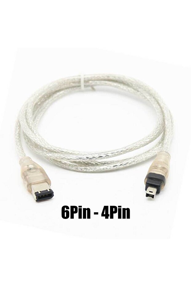 1.5m 6Pin to 4Pin JCD For 1394 Firewire USB 4P 6P to 4Pin IEEE 1394 Connection Wire For Camcorder MI