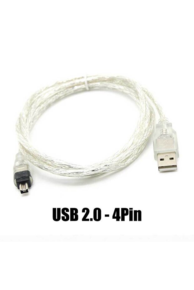 1.5m USB to 4Pin JCD For 1394 Firewire USB 4P 6P to 4Pin IEEE 1394 Connection Wire For Camcorder MIN
