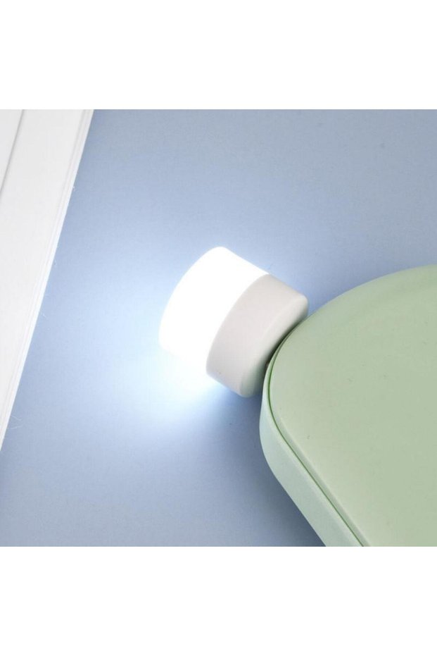 مصباح قراءة LED محمول بمنفذ USB أبيض اللون 5 فولت قابل للطي للتخييم والإضاءة الليلية