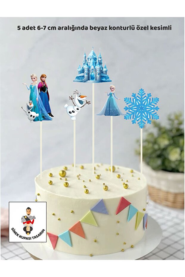 Elsa Themed Birthday Cake Topper Birthday Ornament