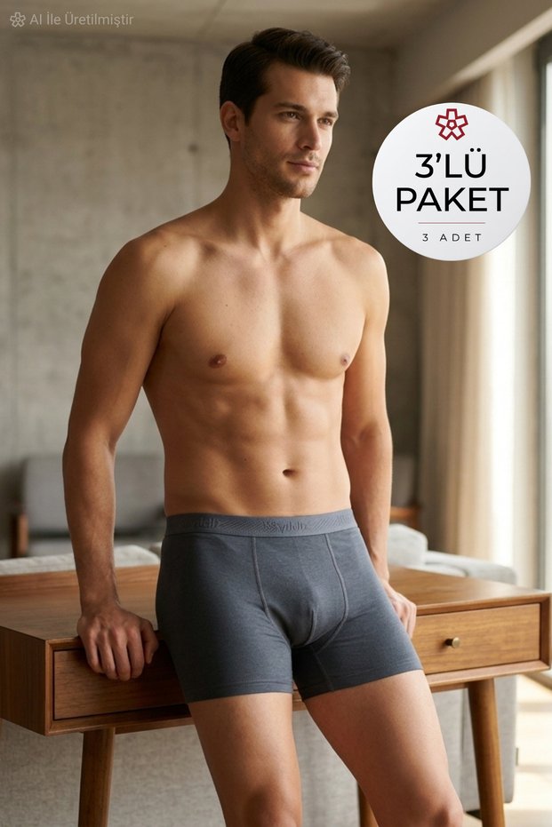 Modal Men's Boxer Smoked 3-Pack