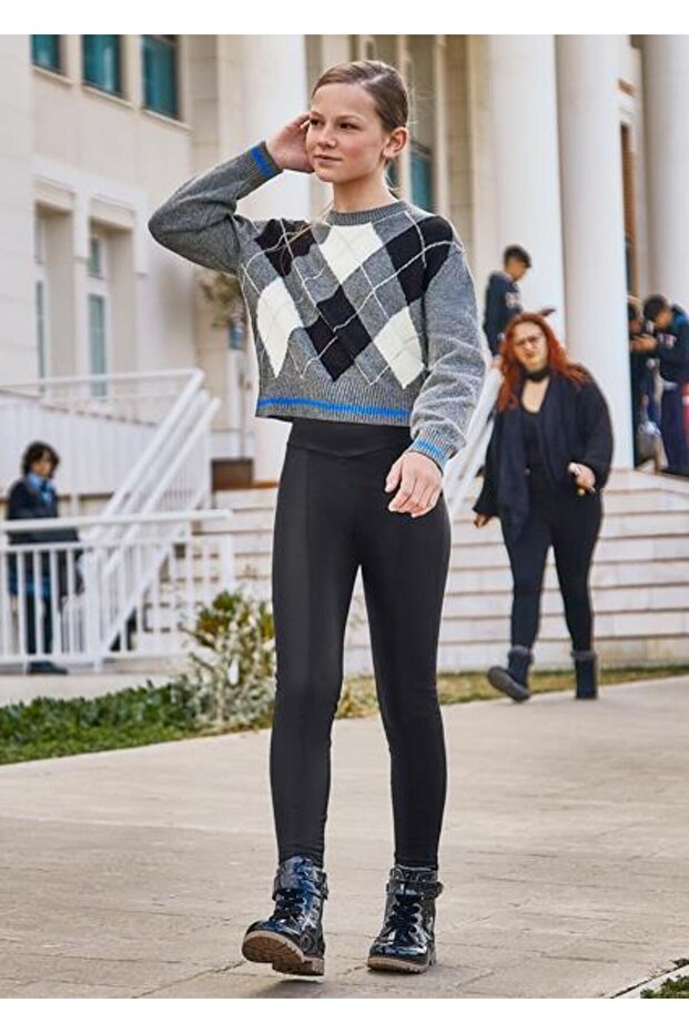 Girl's Black Tights