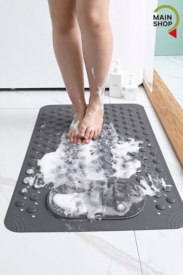 Suction Cup Bathroom and Shower Anti-Slip Shower Cabin Bathtub Suction Cup Bath Mat 36 X 69,5 cm M-162