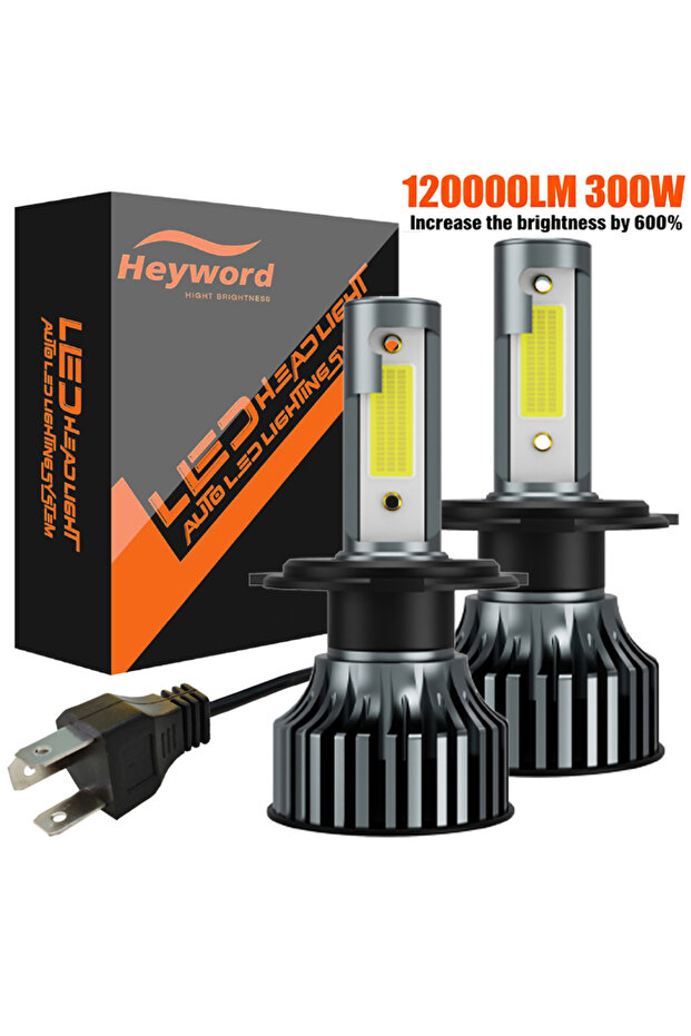 5000LM H4 9007 HB3 Heyword 2Pcs LED H4 H7 Car Headlight H1 LED Bulb H8 H11 9005 HB3 9006 HB4 9004 H3